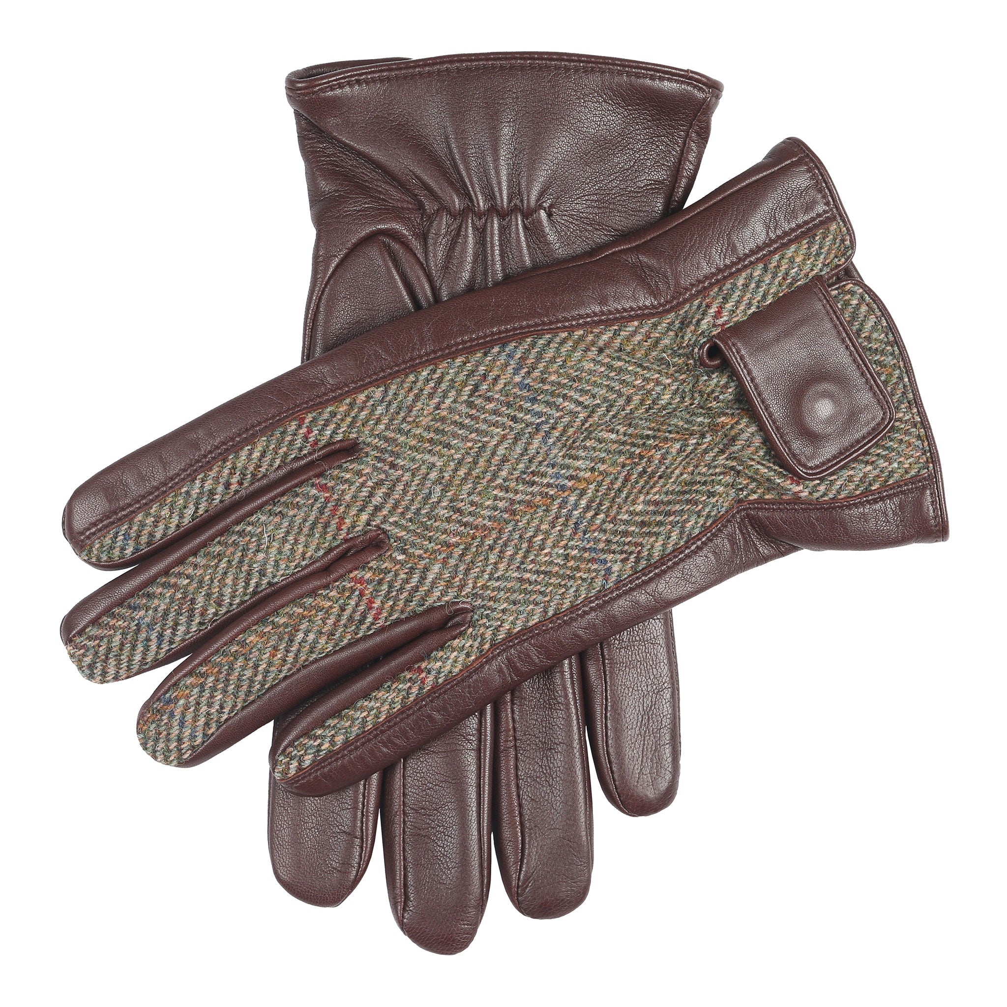 Herren Heritage Lederhandschuhe mit Wollfutter aus Abraham Moon Fischg