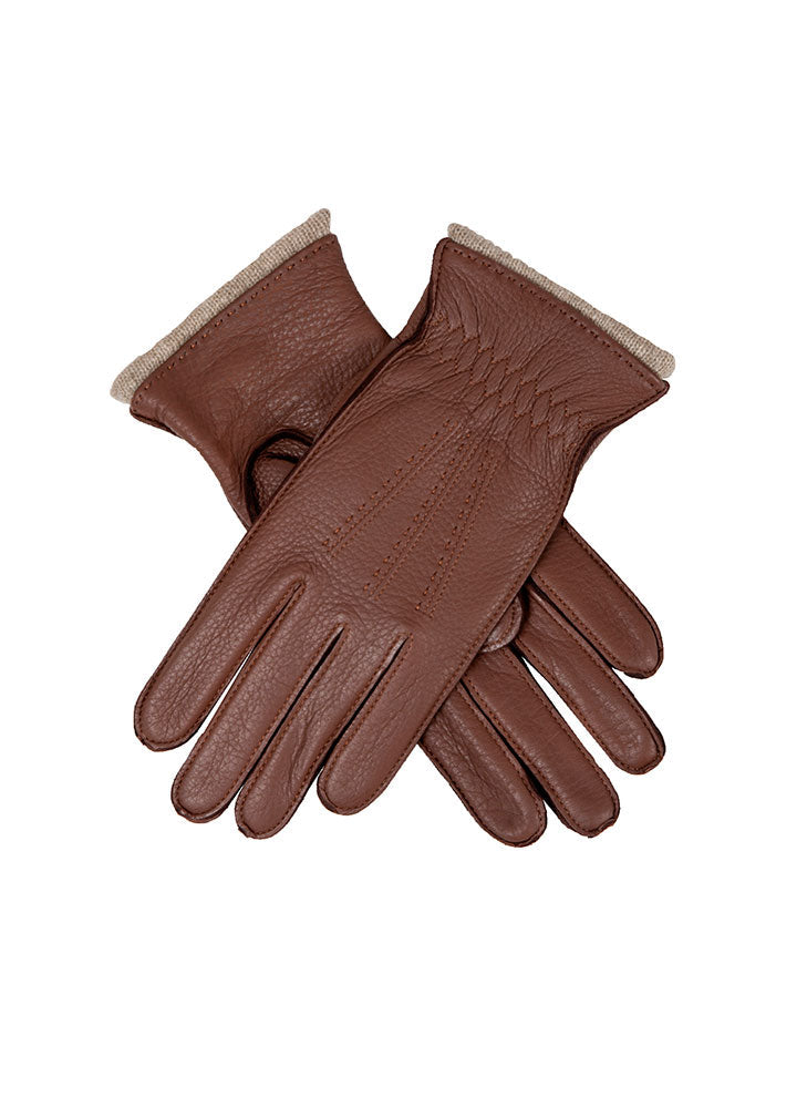 Women's Leather Gloves, Fur Lined, Brown, Women's Gloves