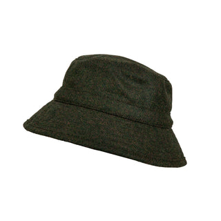 Men’s Abraham Moon Plain Tweed Bucket Hat
