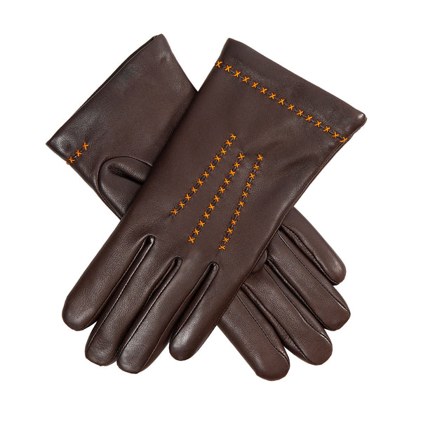 Women’s Heritage Cashmere-Lined Leather Gloves