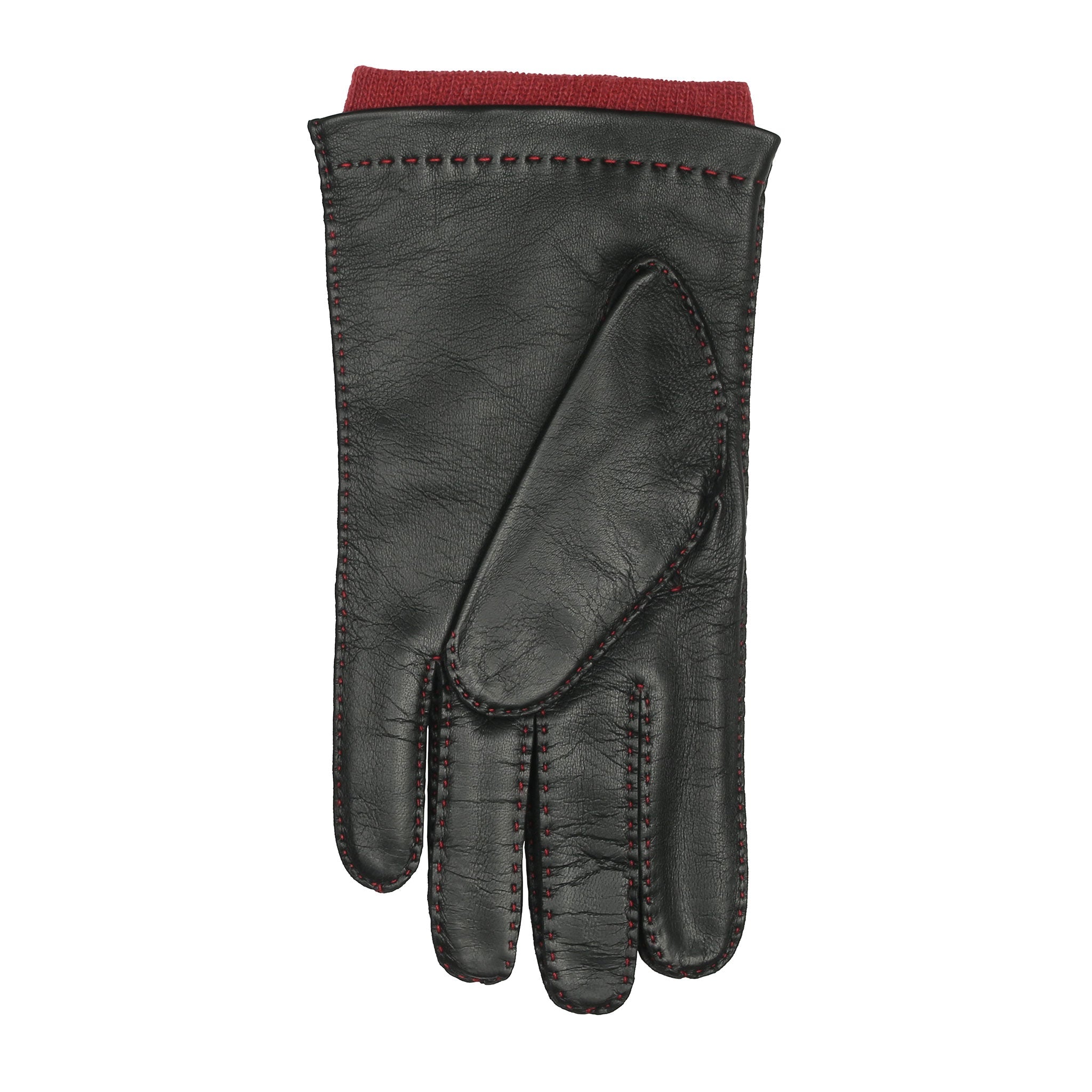 ニューポート｜メンズ カシミアライニング コントラストレザーグローブ