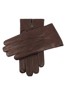 Men's Handsewn Three-Point Cashmere-Lined Deerskin Gloves