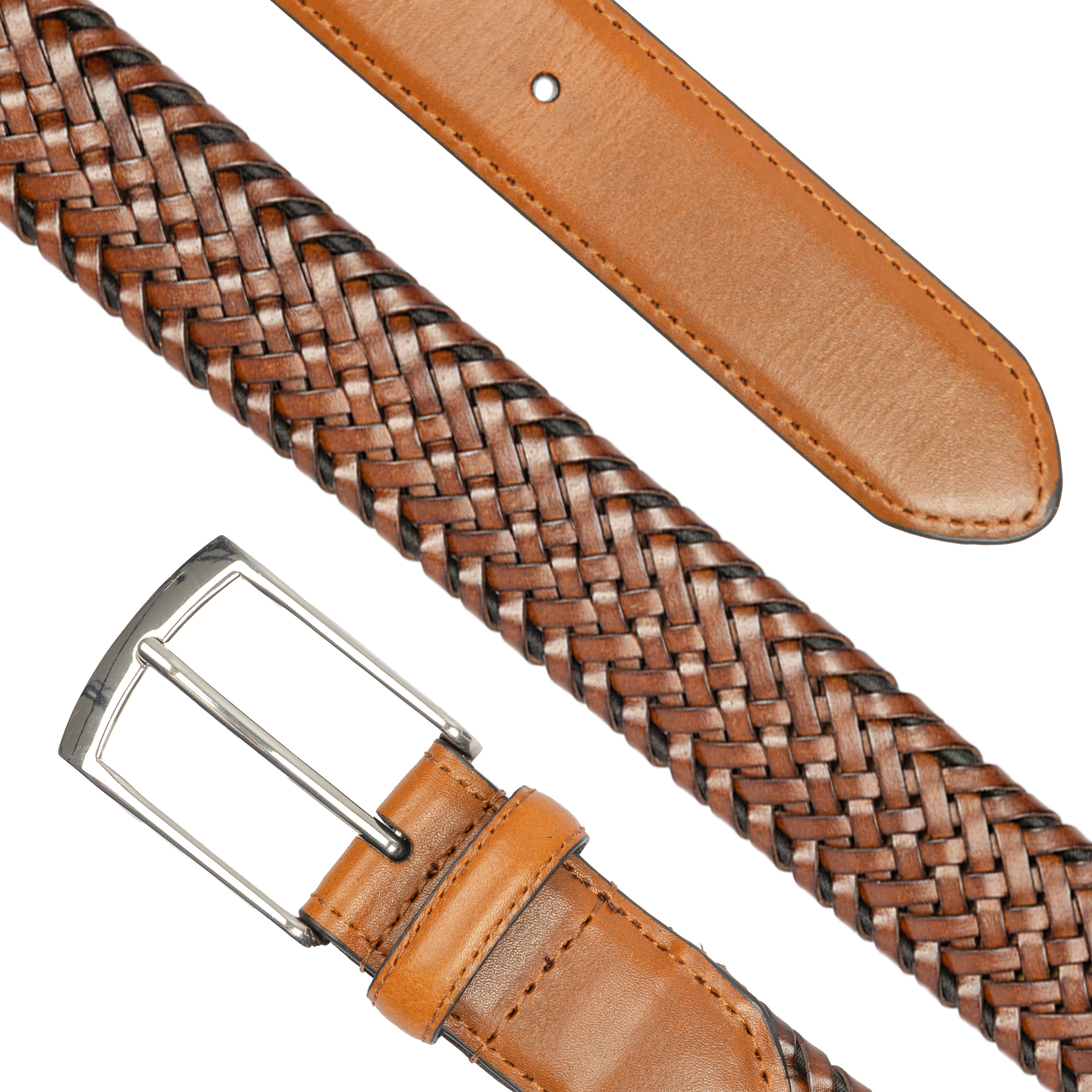 Plaited Leather Belt | Dents