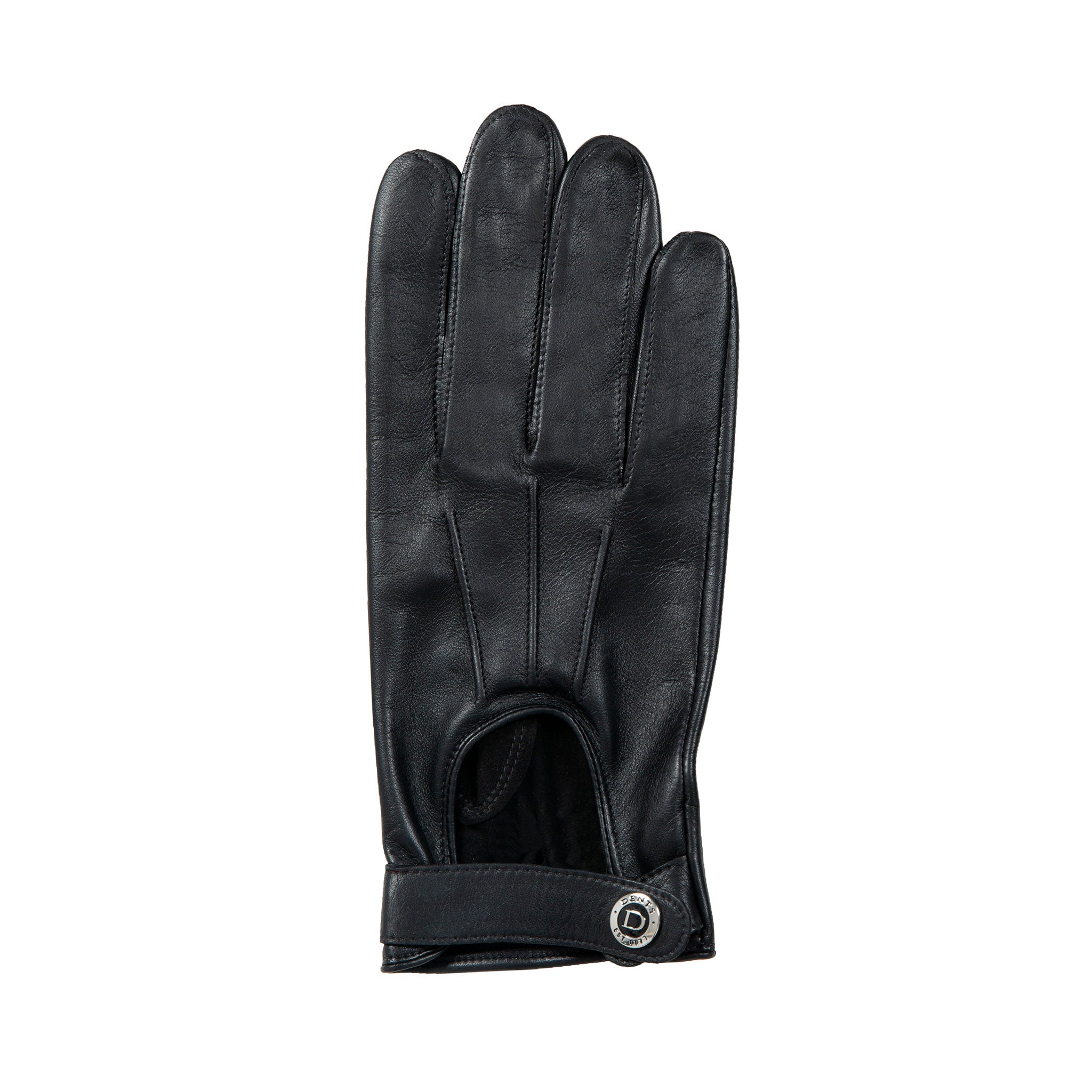 Mens black leather driving hot sale gloves