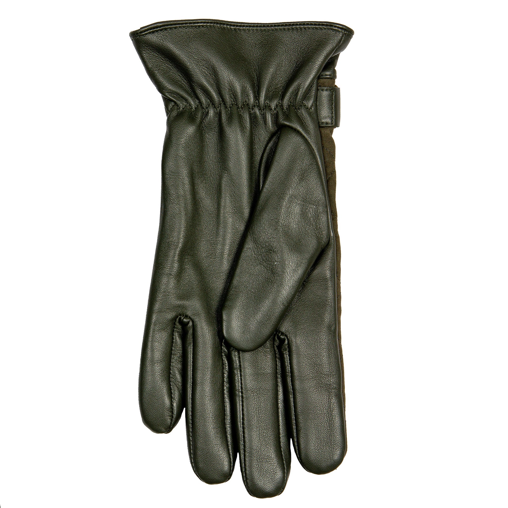 Men s Touchscreen Water Resistant Lined Leather Gloves with Waxed Cott Dents