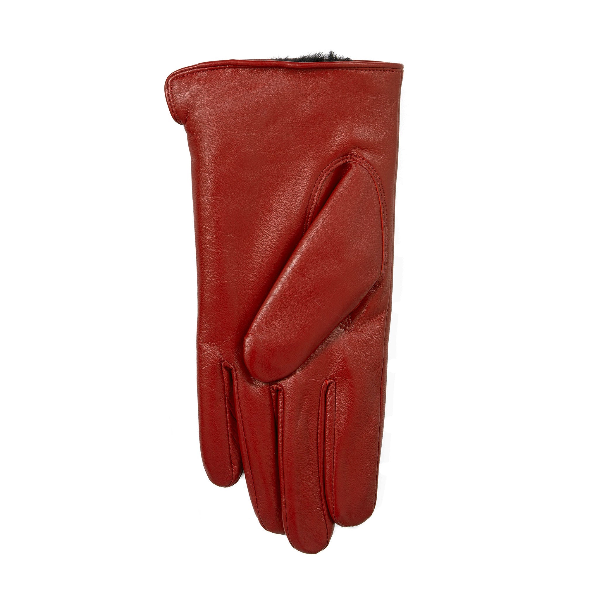 Oxblood Red Real Leather Fleece shops Lined Gloves with Touchscreen Technology M