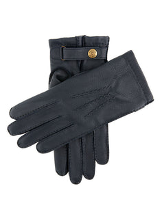 Men's Heritage Handsewn Three-Point Cashmere-Lined Deerskin Leather Gloves