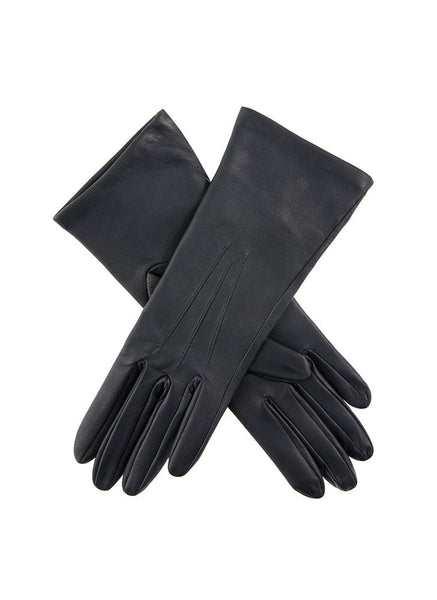 Women's Heritage Three-Point Silk-Lined Leather Gloves