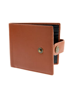 Men's The Suited Racer Smooth Nappa Leather Bifold Wallet with RFID Blocking and Tab