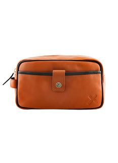 Men's The Suited Racer Smooth Nappa Leather Wash Bag