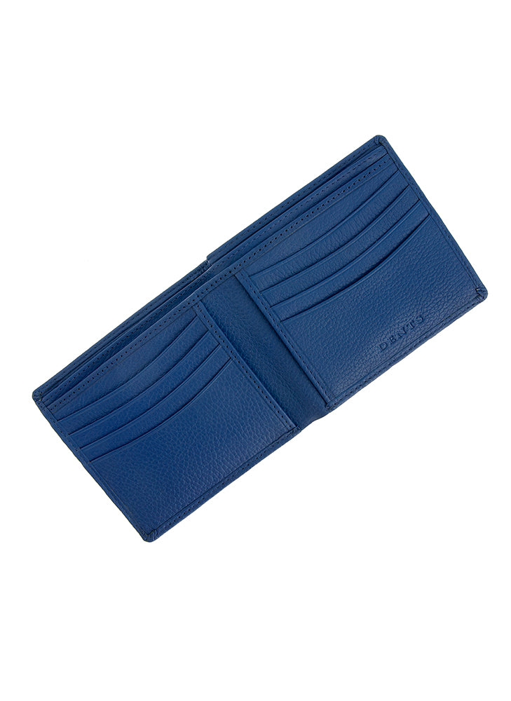 Authentic Bally Leather Bifold Wallet in store Dark Blue Men Wallet