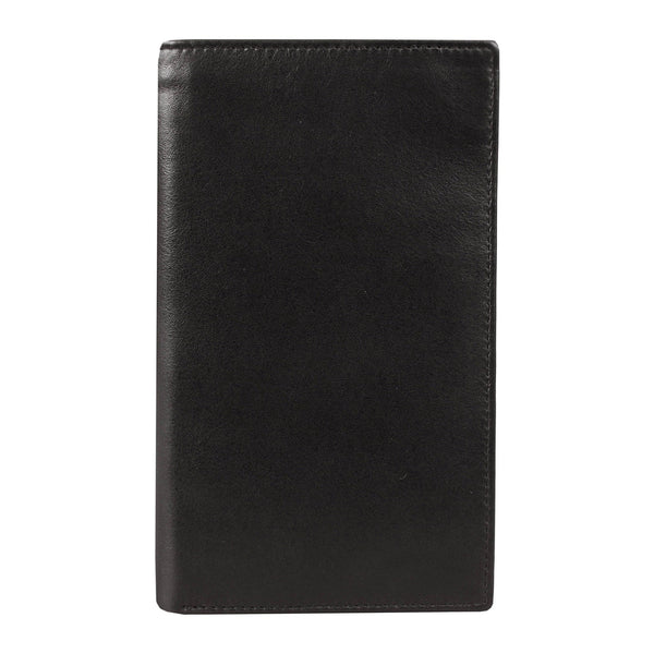 Men's Smooth Nappa Leather Jacket Wallet with RFID Blocking and Window ...