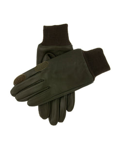 Men's Water-Resistant green shooting gloves for winter