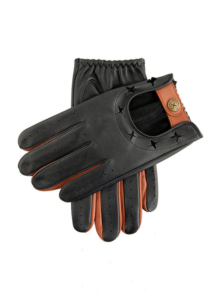 Men's The Suited Racer Two-Colour Leather Driving Gloves