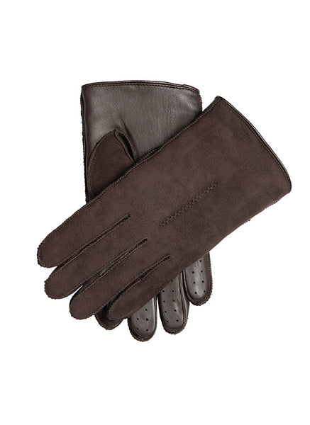 Men’s Touchscreen Single-Point Leather and Sheepskin Gloves