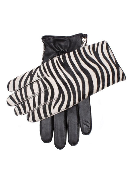 Men's Cashmere-Lined Ponyskin and Leather Gloves